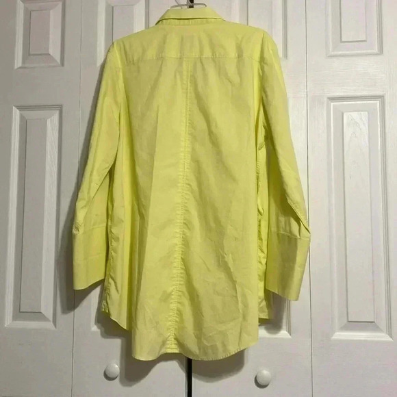 Chicos yellow button down top shirt blouse - Picture 8 of 12